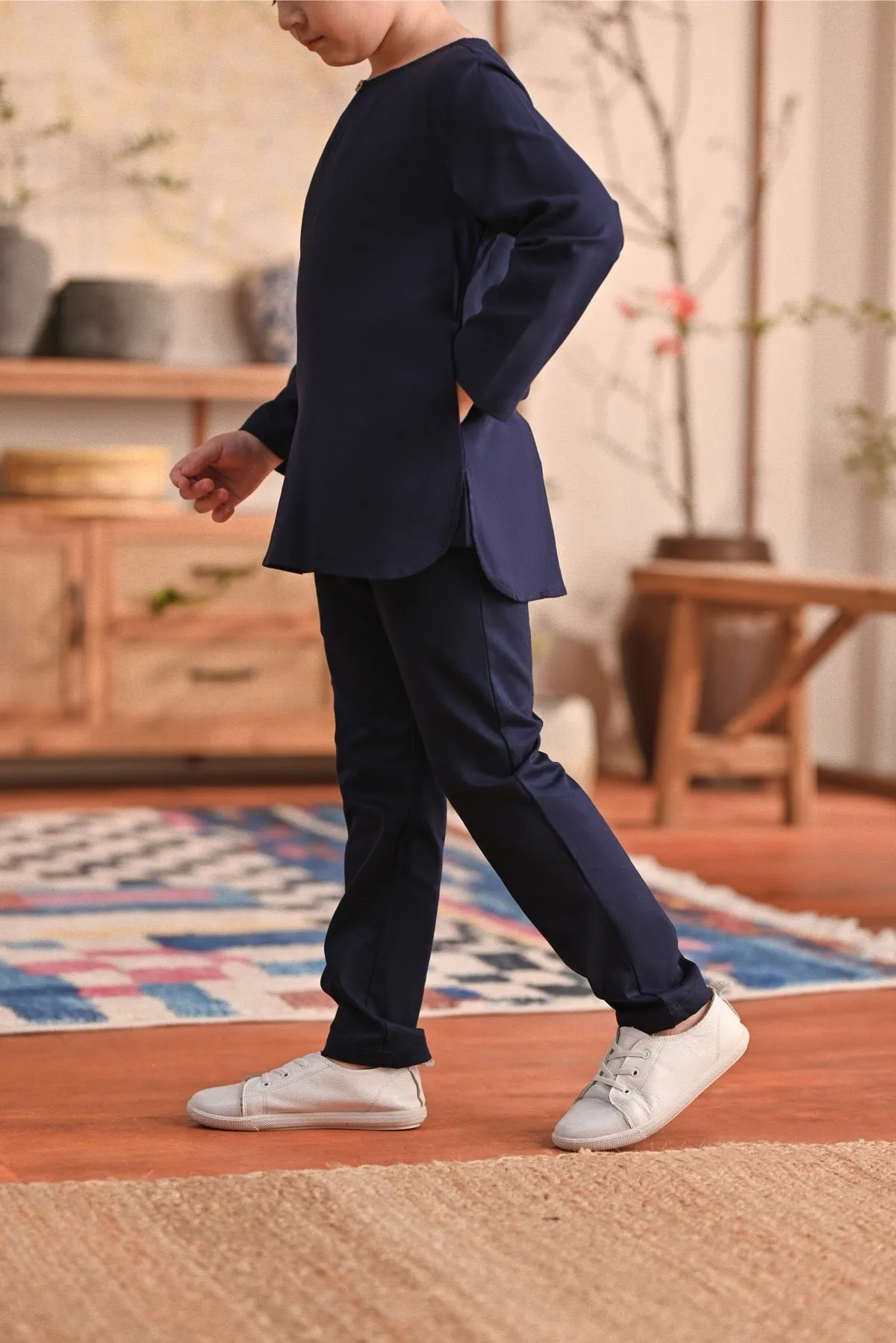 The Perfect Slim Fit Pants - Navy Blue