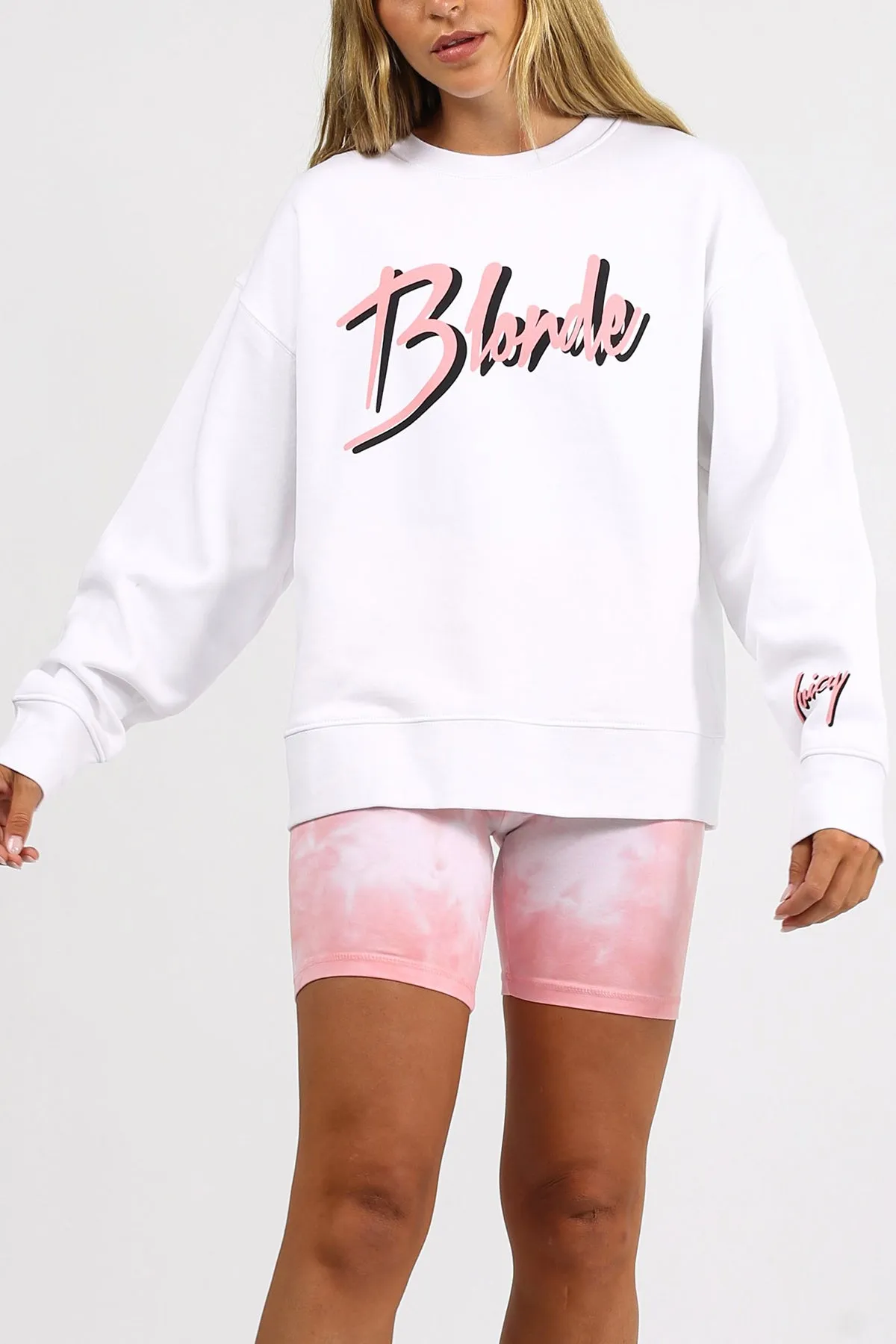 The "BLONDE" Step Sister Crew Neck Sweatshirt