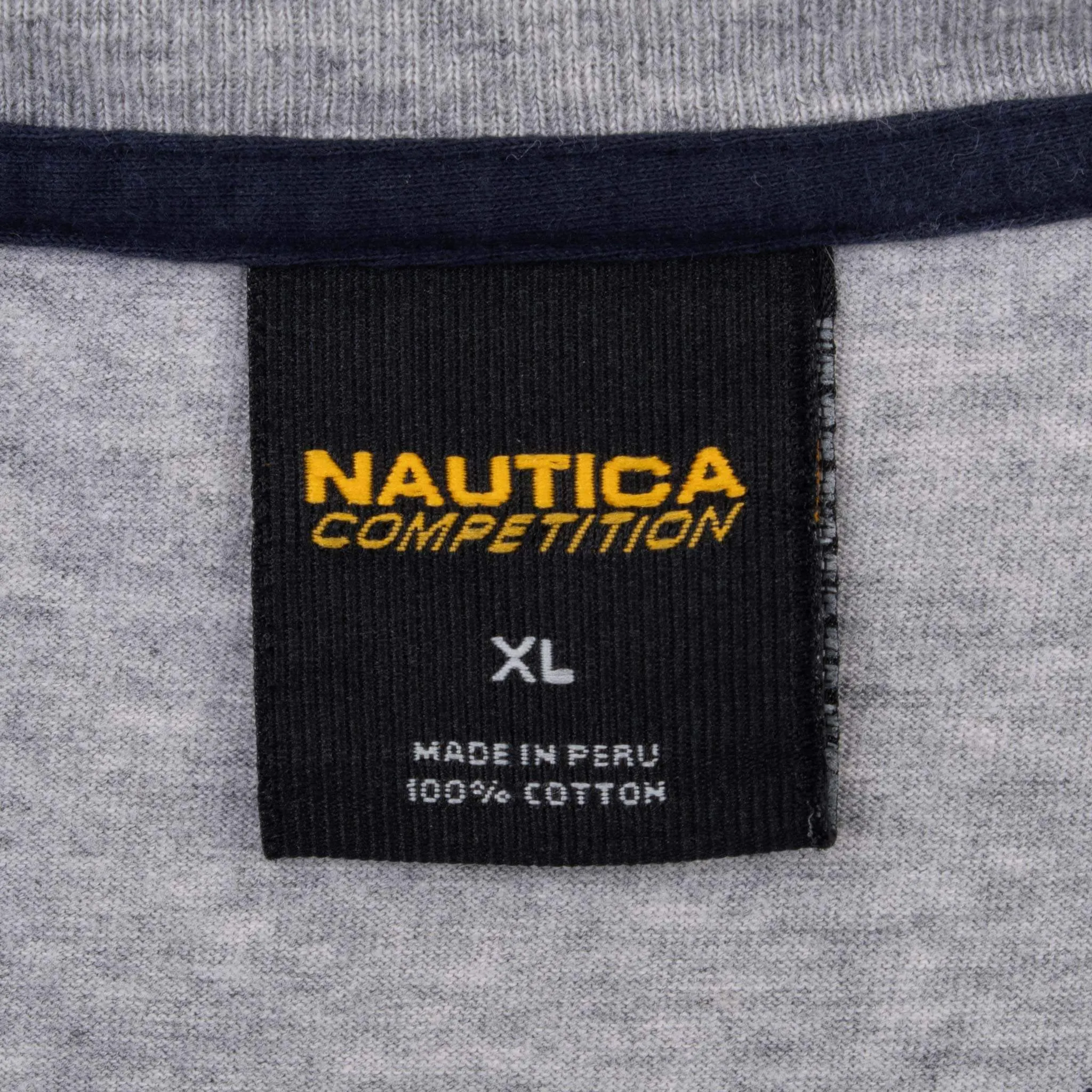 VINTAGE NAUTICA COMPETITION GREY LONG SLEEVE TEE SHIRT 2000S XL