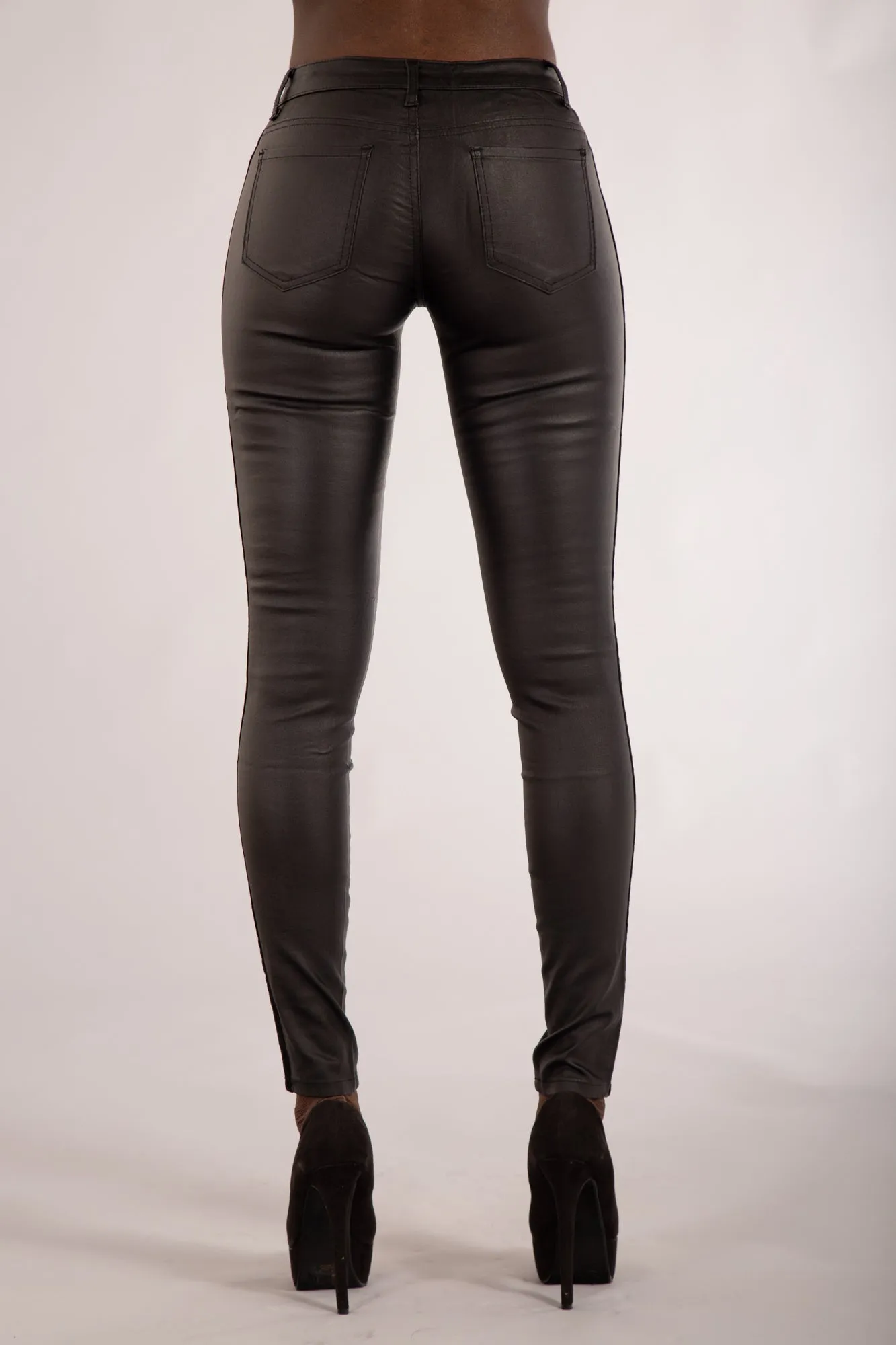 VixenEdge Faux Leather Trousers