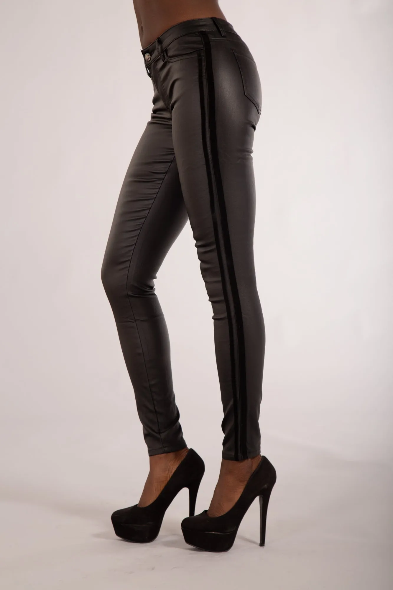 VixenEdge Faux Leather Trousers