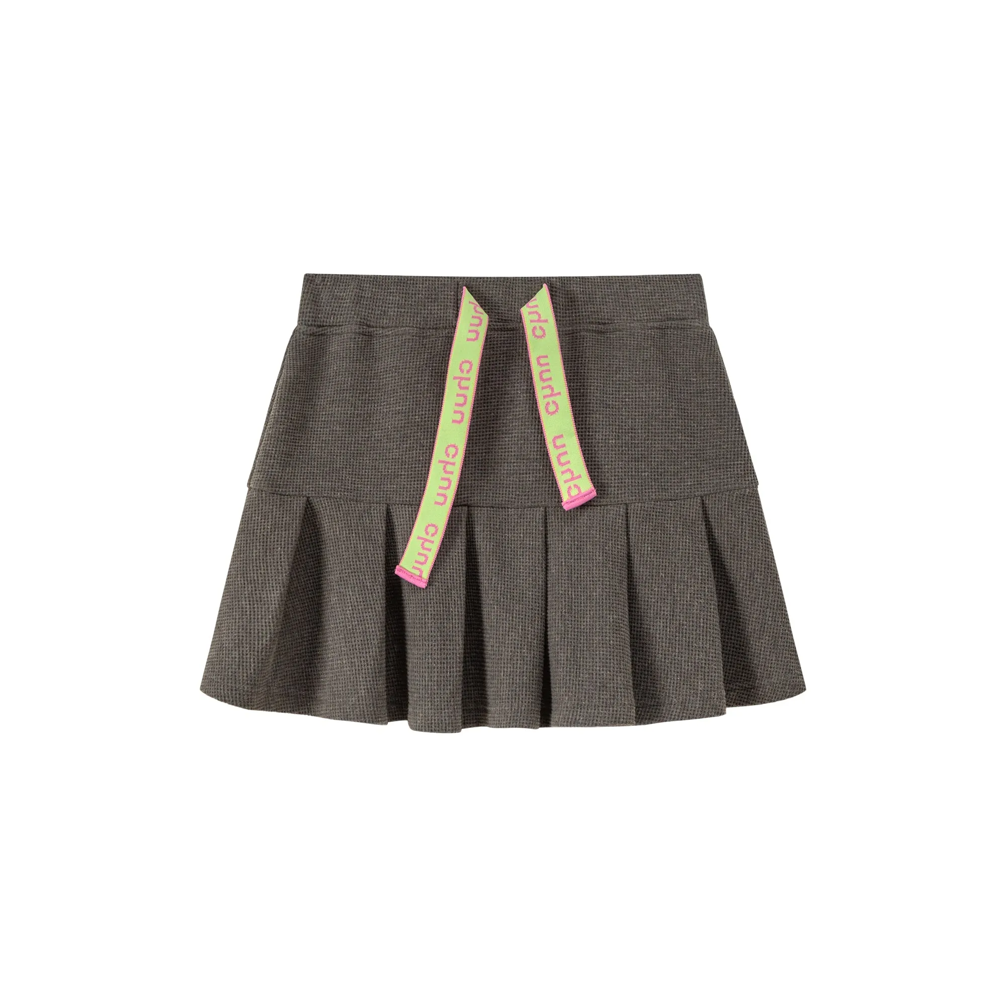 Waist Strings Pleated Tennis Skirt