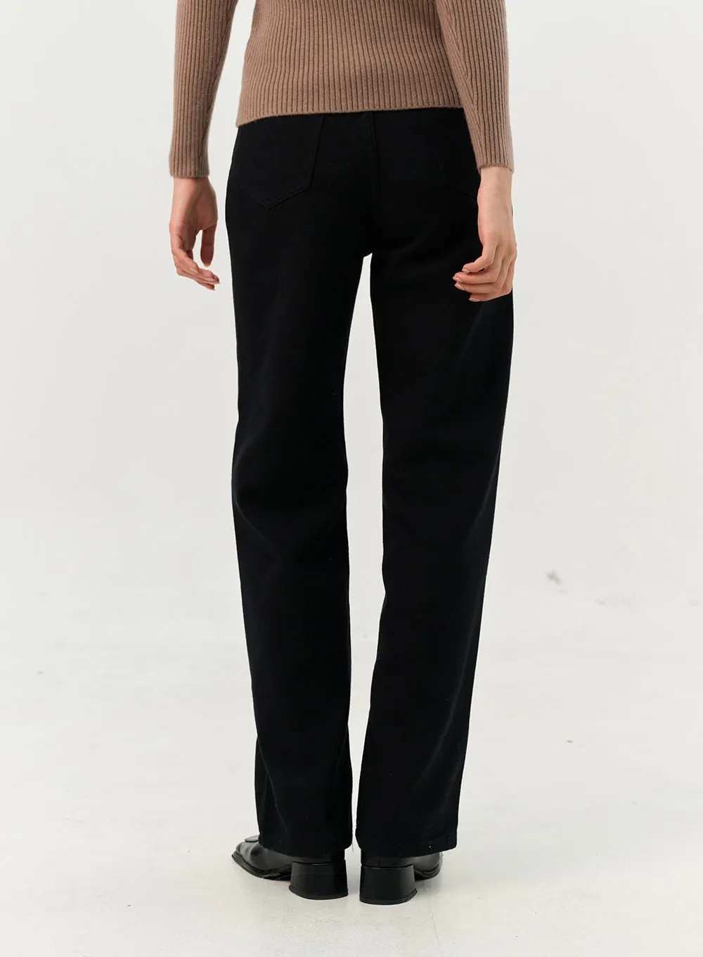 Wide Fit Cotton Trousers OO327