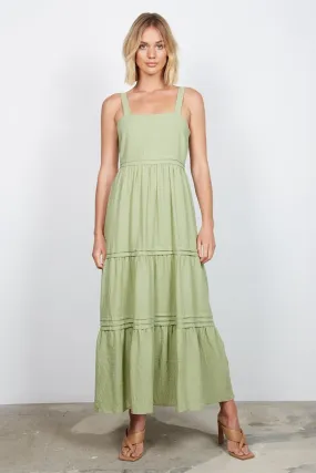 Wish - Balmoral Midi Dress - Sage