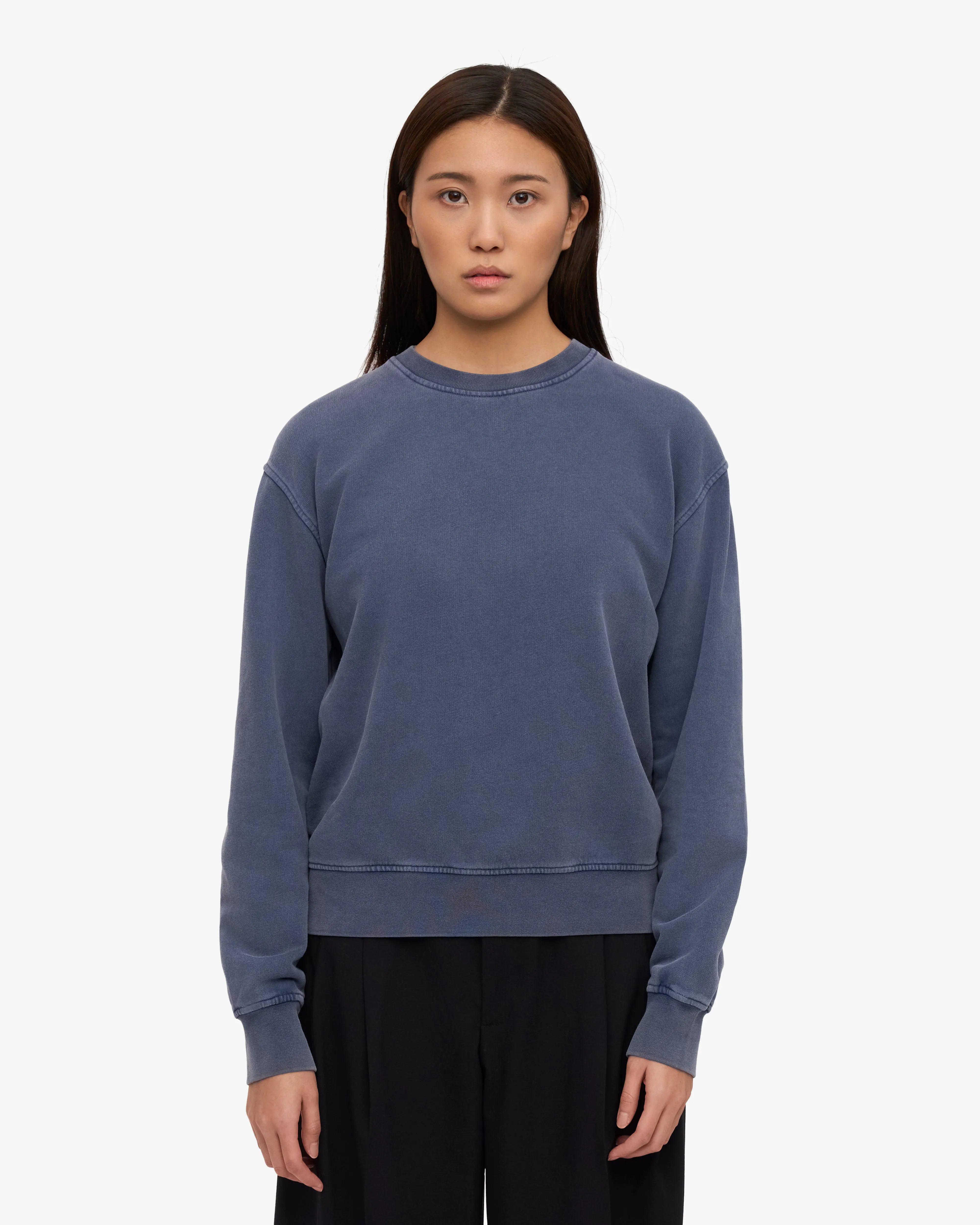 Women Classic Organic Crew - Neptune Blue