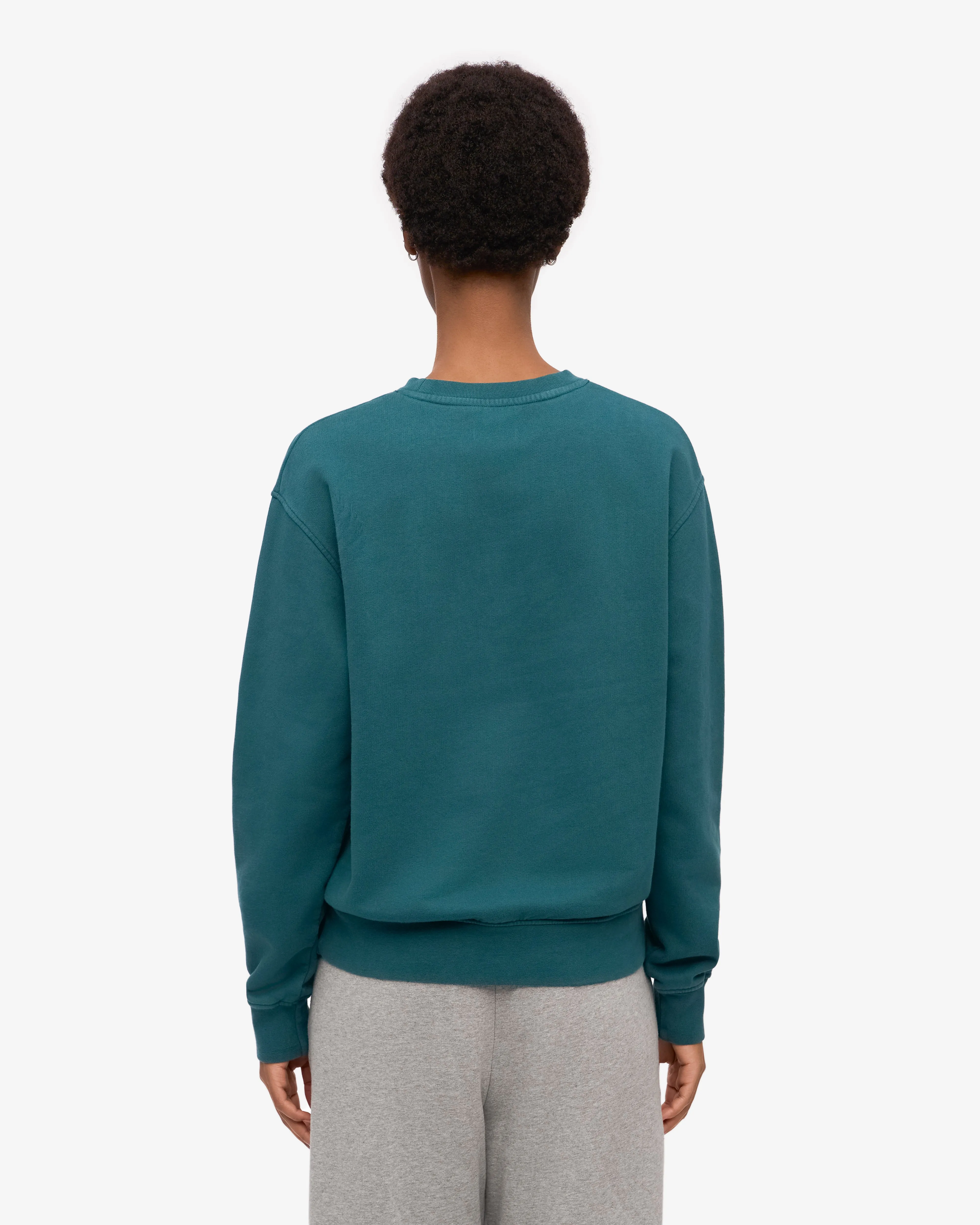 Women Classic Organic Crew - Ocean Green