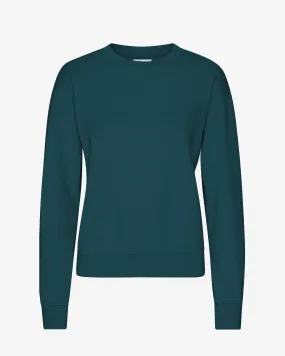 Women Classic Organic Crew - Ocean Green