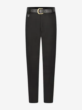 Zeco Boys School Senior Standard Fit Trousers - Extra Long Leg in Black