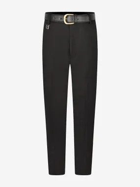 Zeco Boys School Senior Standard Fit Trousers - Long Leg in Black