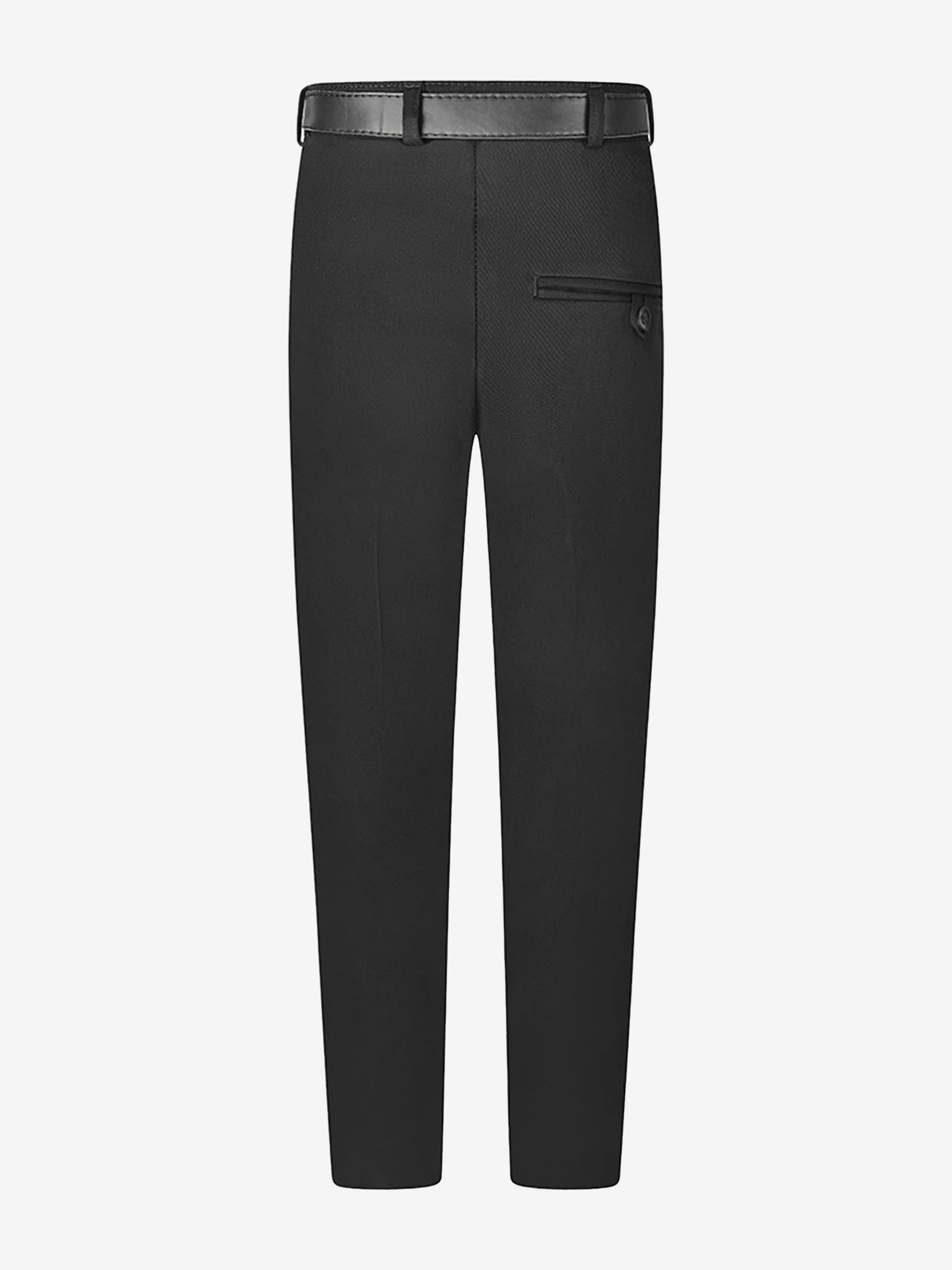 Zeco Boys School Senior Standard Fit Trousers - Long Leg in Black