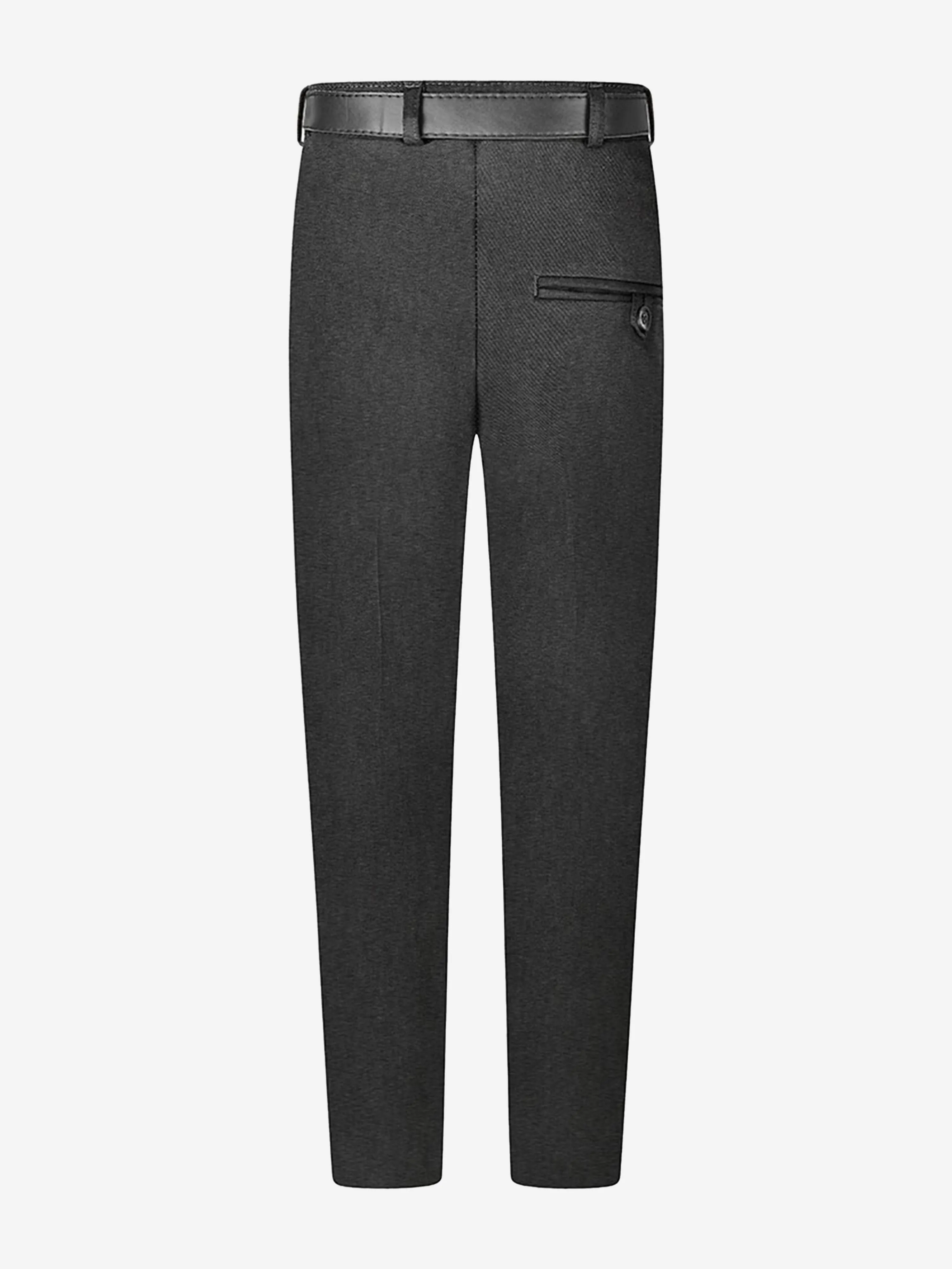 Zeco Boys School Senior Standard Fit Trousers - Long Leg in Grey